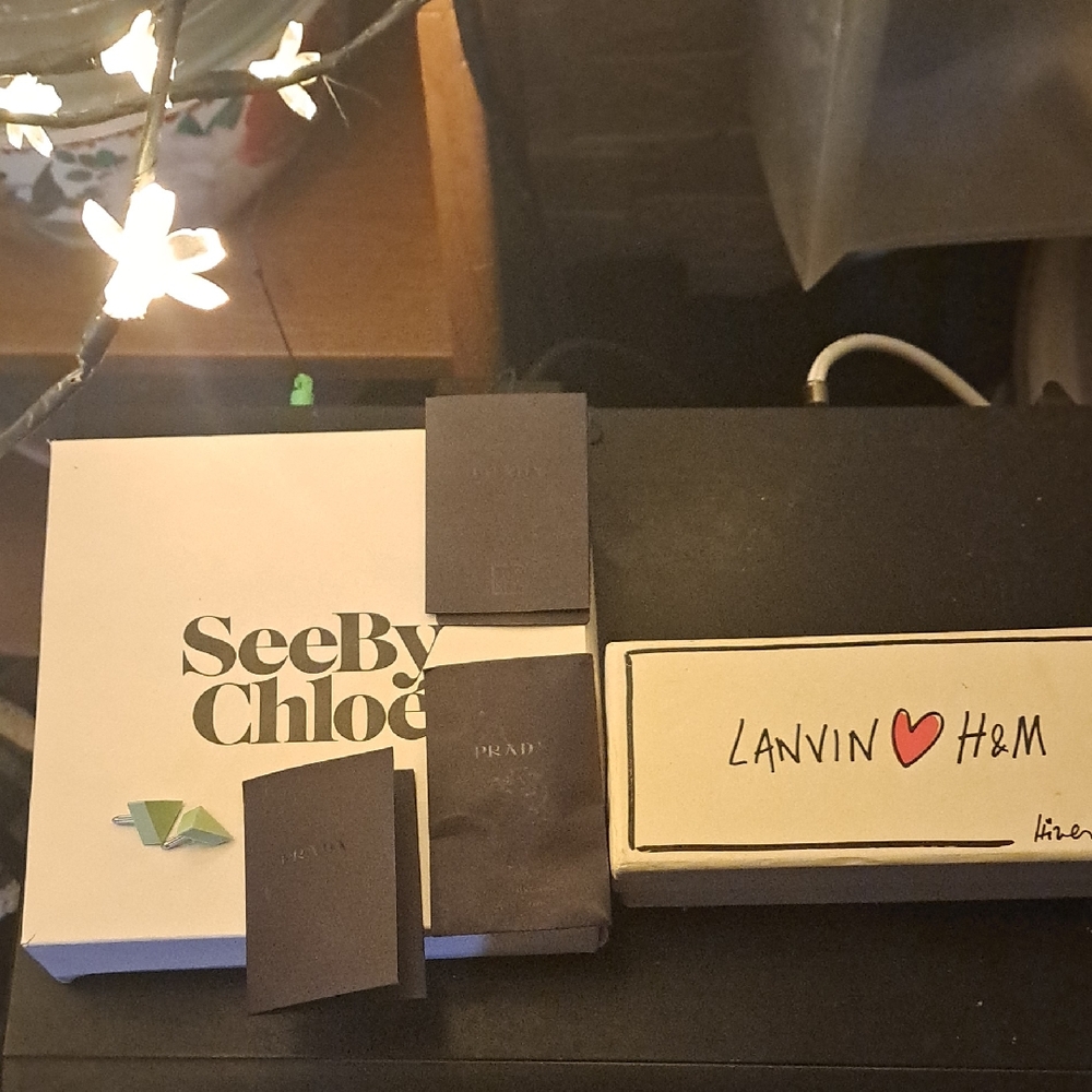 Lanvin X H&M , See by Chloe, Prada Boxes, Heel Tips